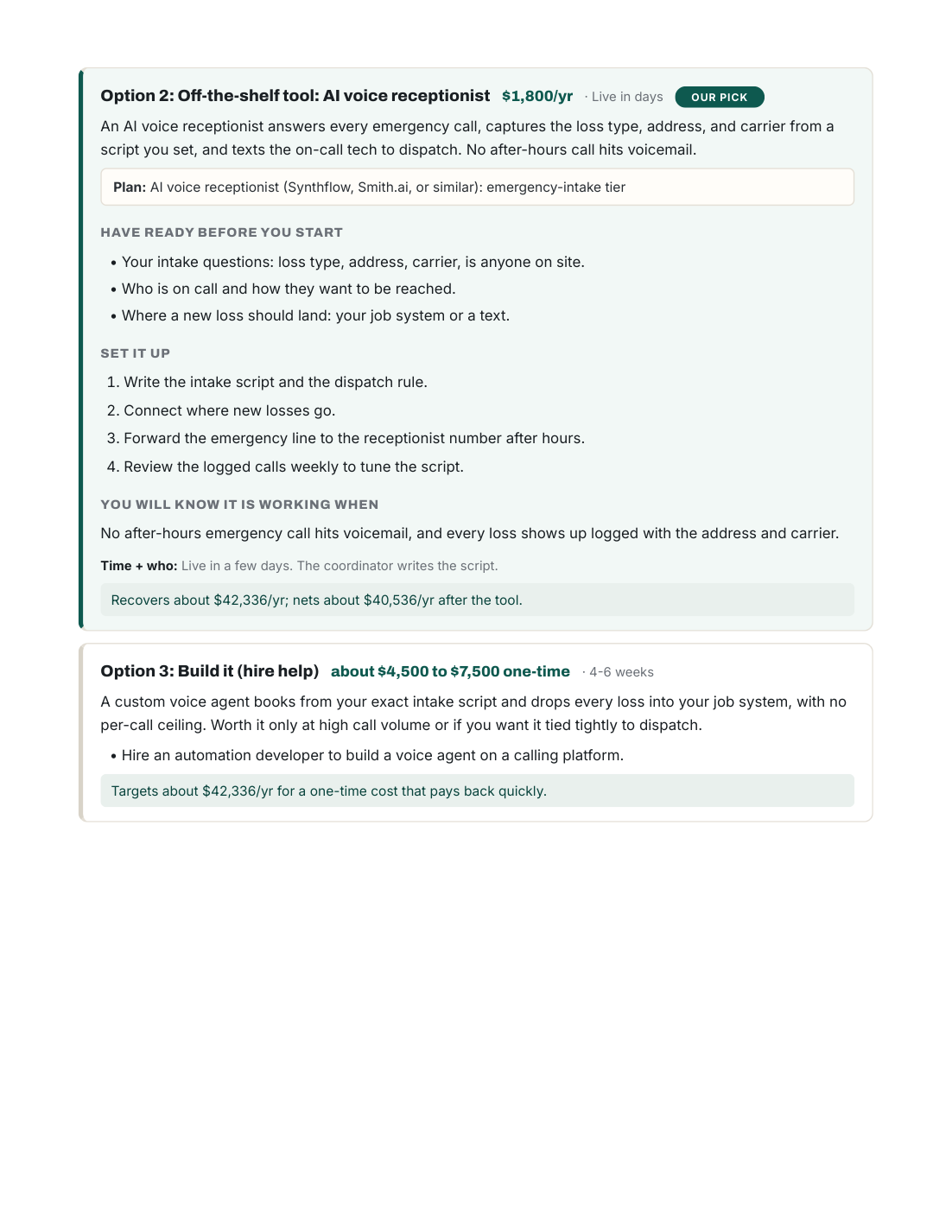 Mile-High Restoration AI Adoption Roadmap, page 8 of 15