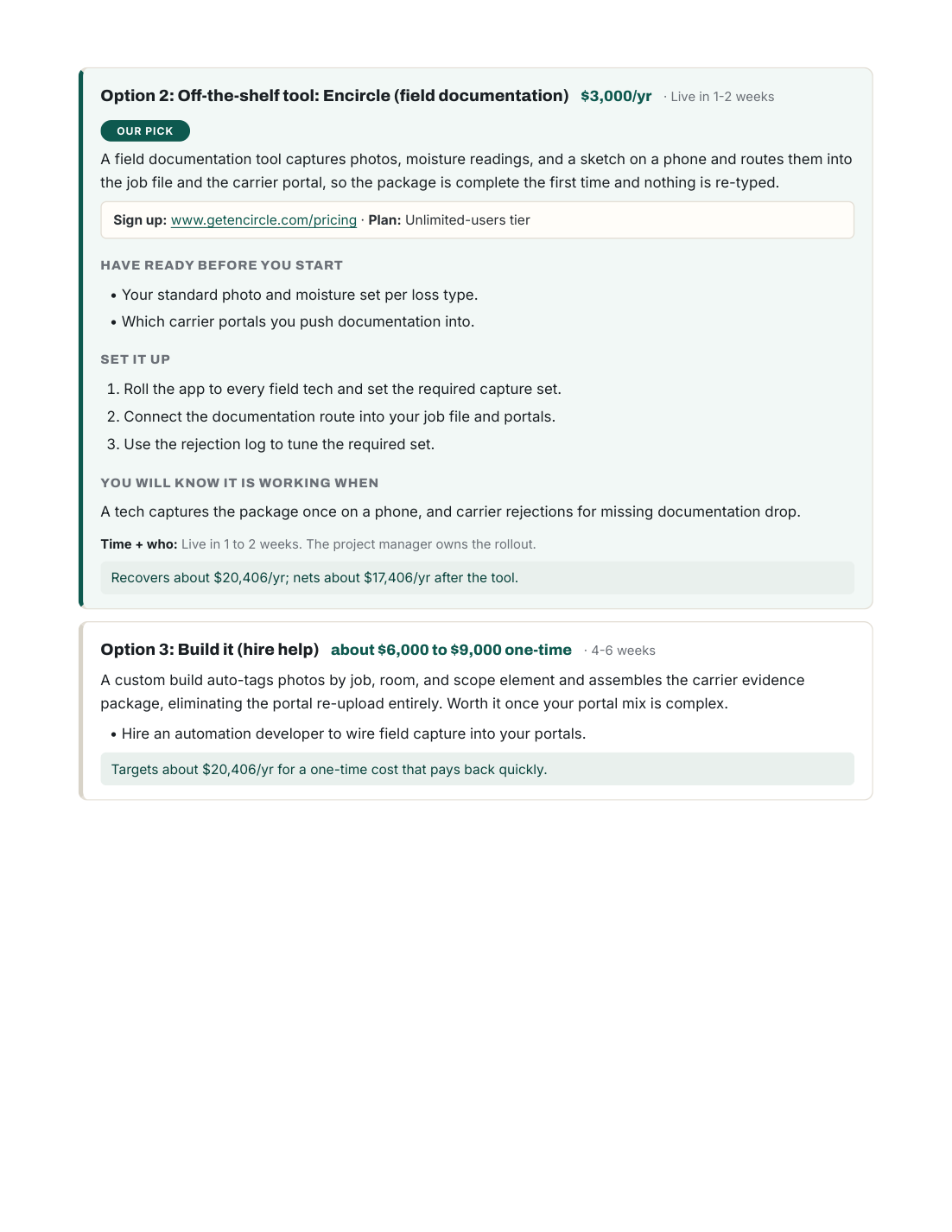 Mile-High Restoration AI Adoption Roadmap, page 10 of 15
