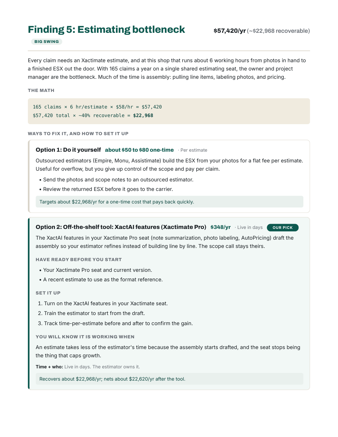Mile-High Restoration AI Adoption Roadmap, page 11 of 15